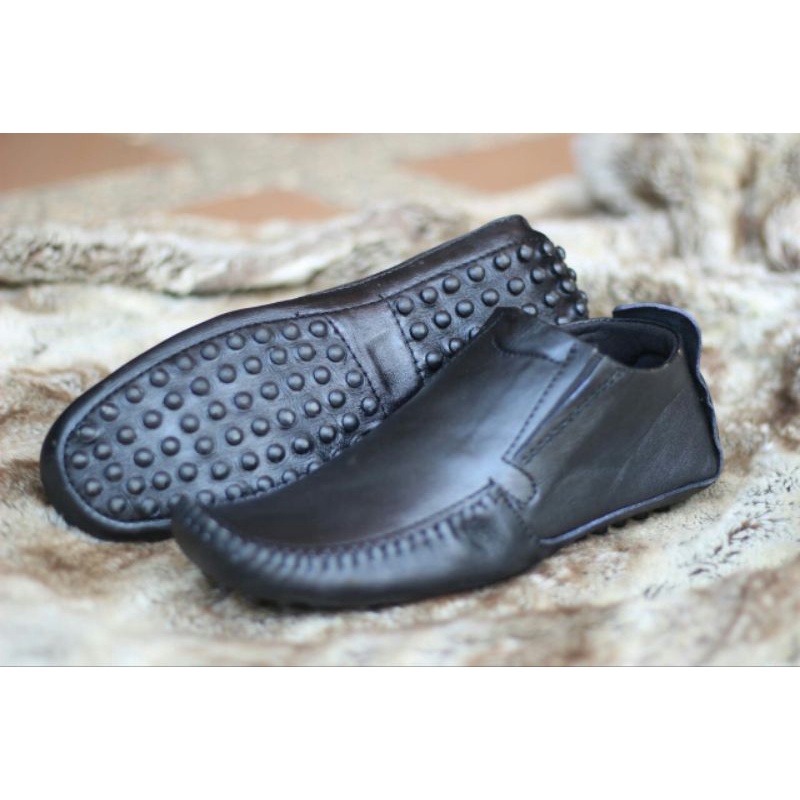 Sepatu Kasual Pria Asli Kulit Original Premium | Sepatu Slip-On Pria