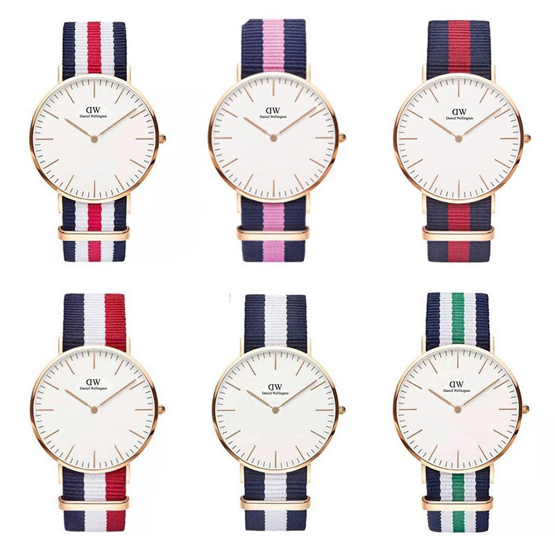 ✅[COD] Jam Tangan Pria Canvas Korea Fashion Jam Tangan Murah Watch Men Women Watch C05