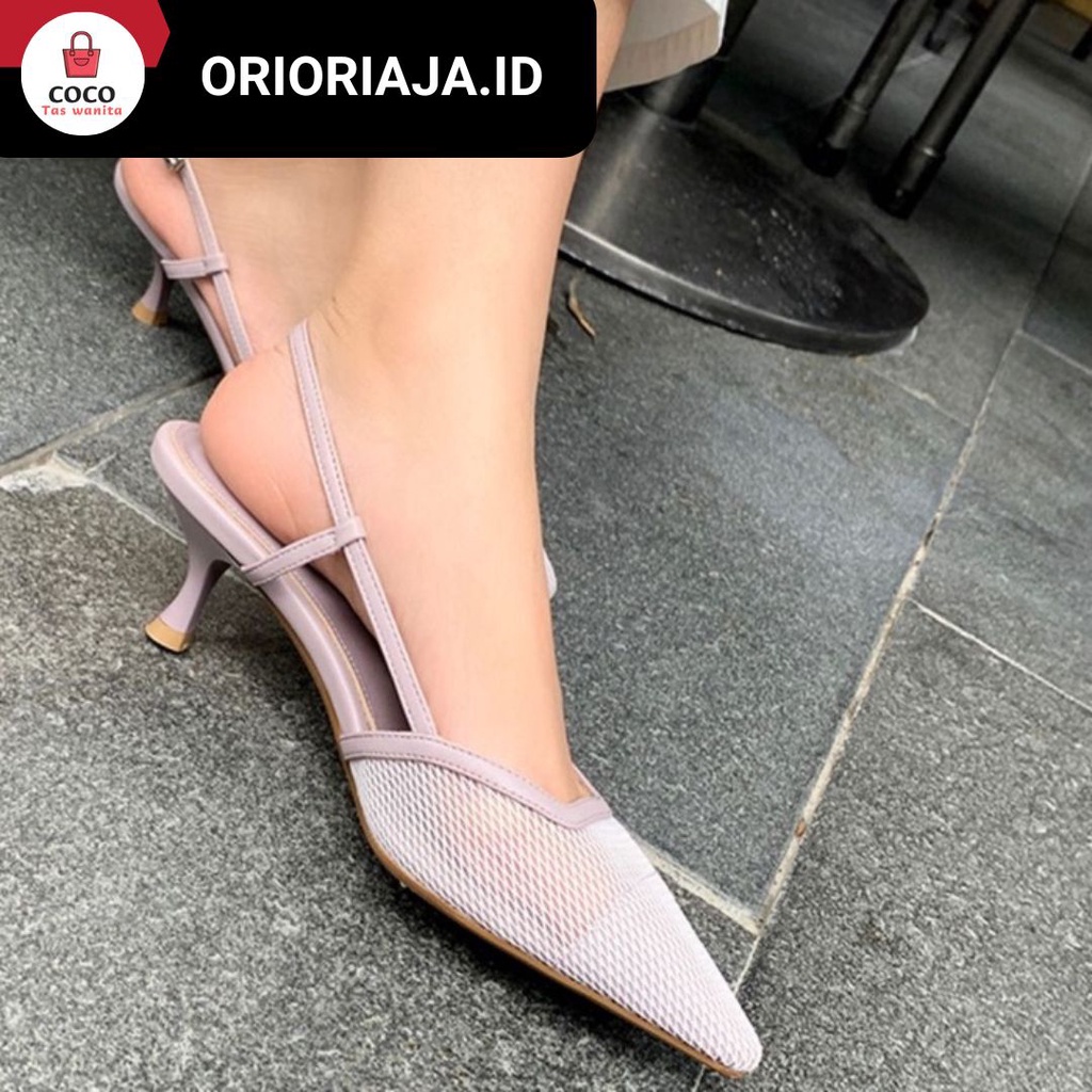 Sepatu ZR 332 PURPLE / Sendal / Sandal Wanita Import / Sepatu Kualitas Premium ZR332 / Sepatu Heels ZR-332 Purple / BY TAS WANITA COCO