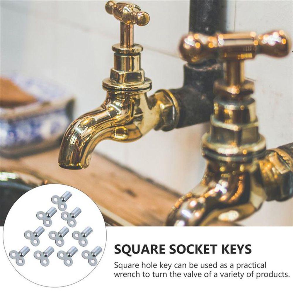 Lanfy Kunci Radiator Zinc Alloy Kualitas Tinggi Ledakan Pendarahan Tombol Dapur Kamar Mandi Kitchen Accessories Valve Key Accessories