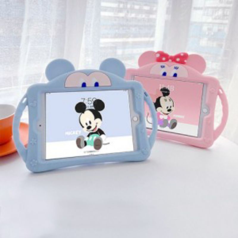 Mickey Grip Case Casing Anak Kids iPad Air 1 2 Pro 9.7