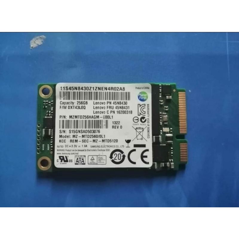 SSD mSATA 256GB Samsung