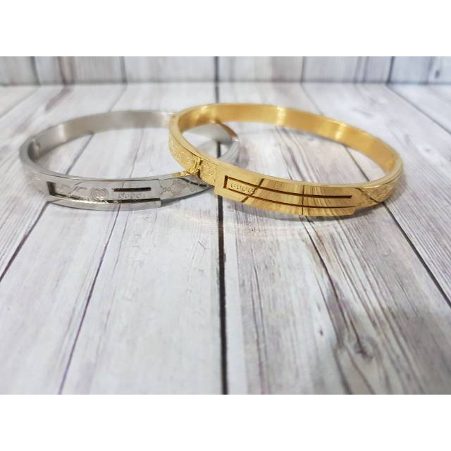 Gelang Gucci Sabuk Titanium