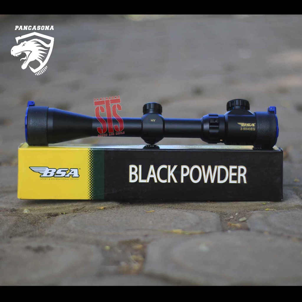 Teleskop Senapan BSA Black Powder 3-9 x 40 EG