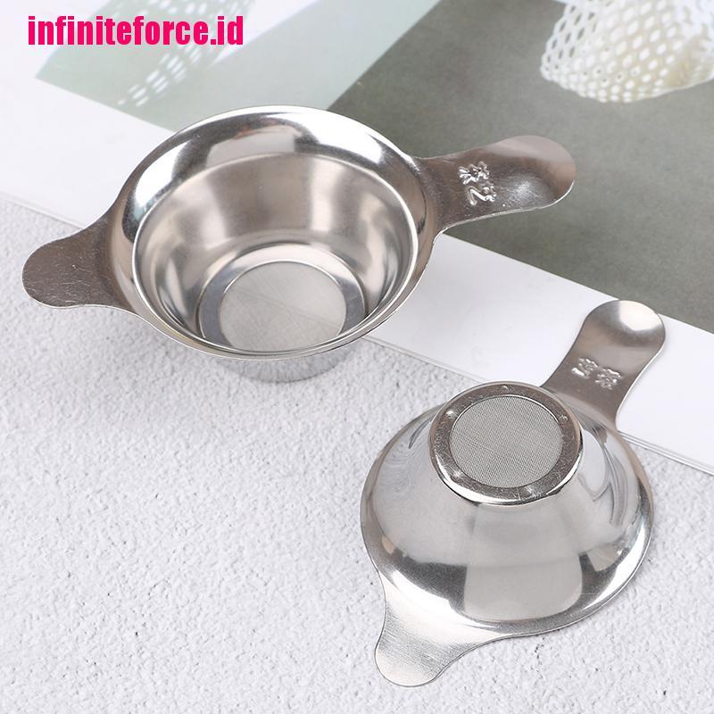 Filter infuser Penyaring Daun Teh Bahan Stainless steel