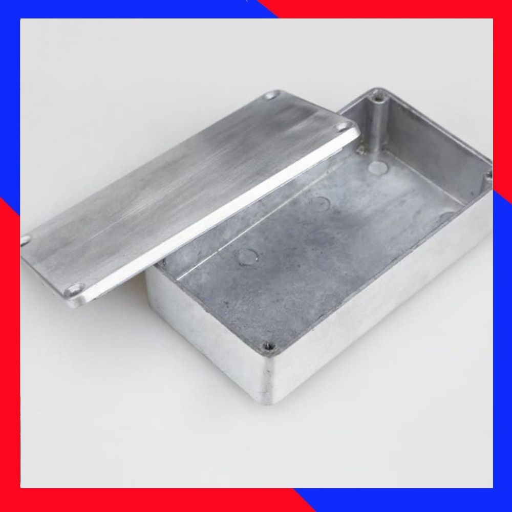 

Best Seller !! Kotak Casing Aluminium Metal Stomp untuk Pedal Efek Gitar