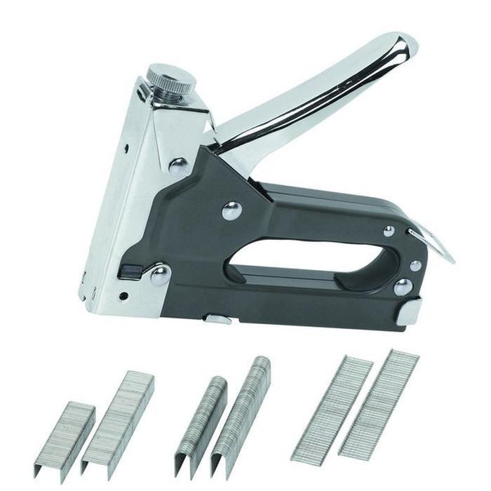 

STAPLES TEMBAK BANNER, SPANDUK, IKLAN ATS+REFILL / STAPLE GUN TACKER