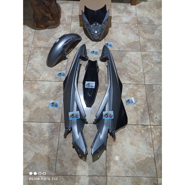 PAKET HEMAT Cover Body Satria Fu Facelift Fl Silver Abu Abu BISA REQUEST WARNA