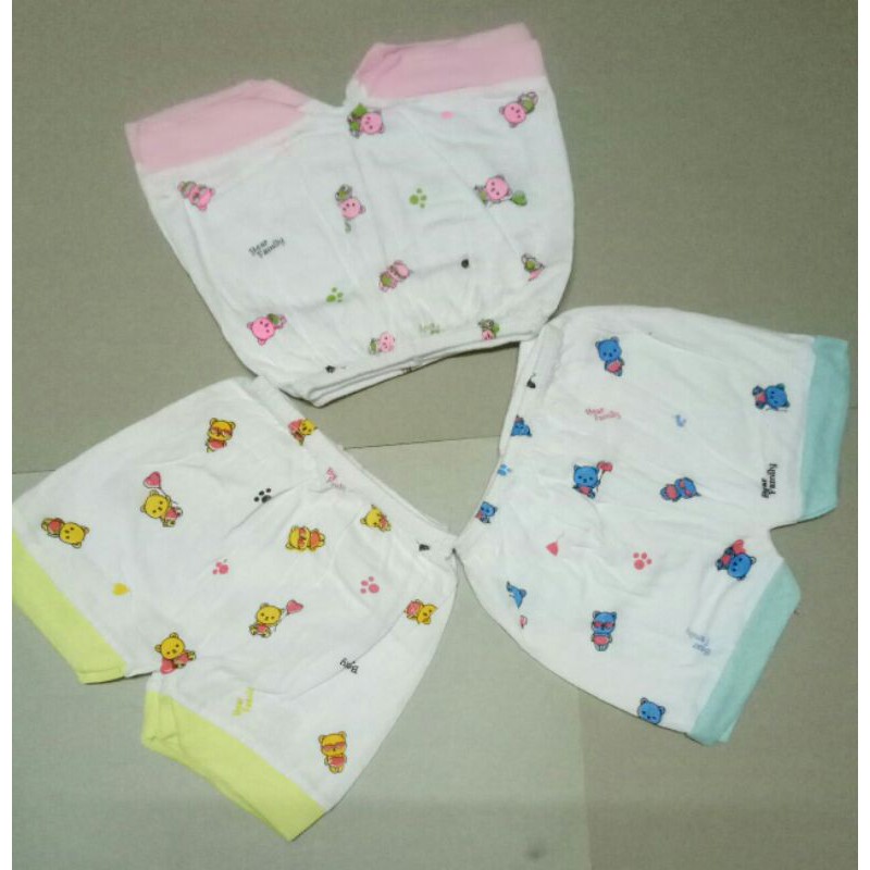 6 pcs Celana pendek bayi / celana pendek murah / celana pop