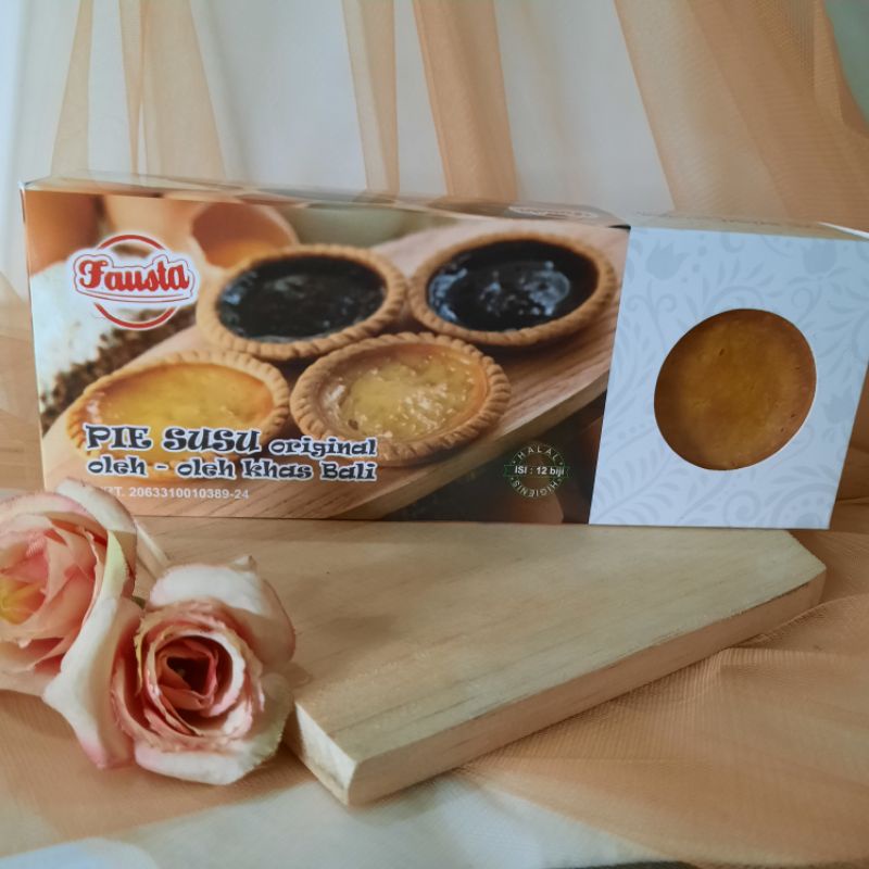 

PIE SUSU ORIGINAL FAUSTA oleh-oleh khas Bali isi 12pcs