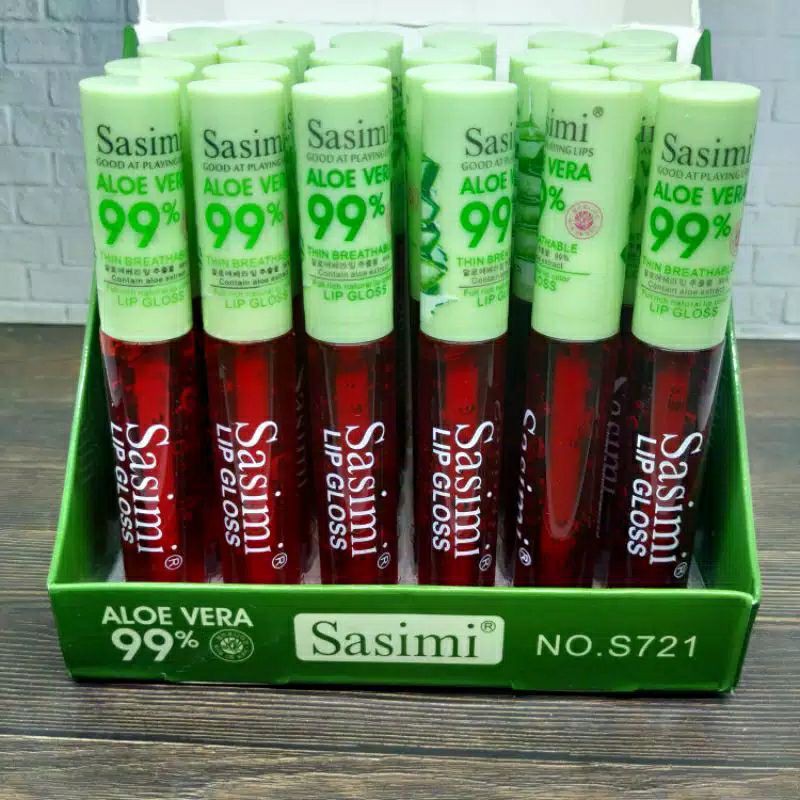 [PER BOX] LIPTIN SASIMI ALOEVERA ISI 24 PCS