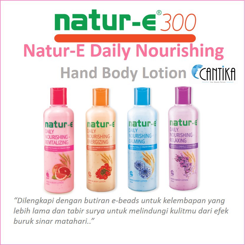 PROMO NATUR-E 300 IU Hand Body Lotion Series