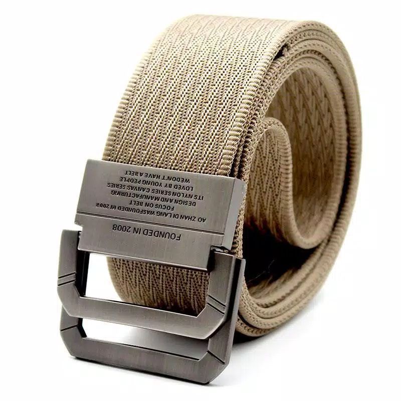 Ikat Pinggang Pria Canvas Bukle Belt Craftman Premium