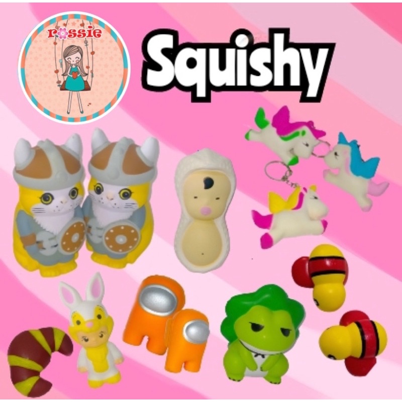 Squisy murah dan soft squish/Mainan Squishy Lol Es Krim Ice Cream Beruang Koala Pisang Hamtaro Murah
