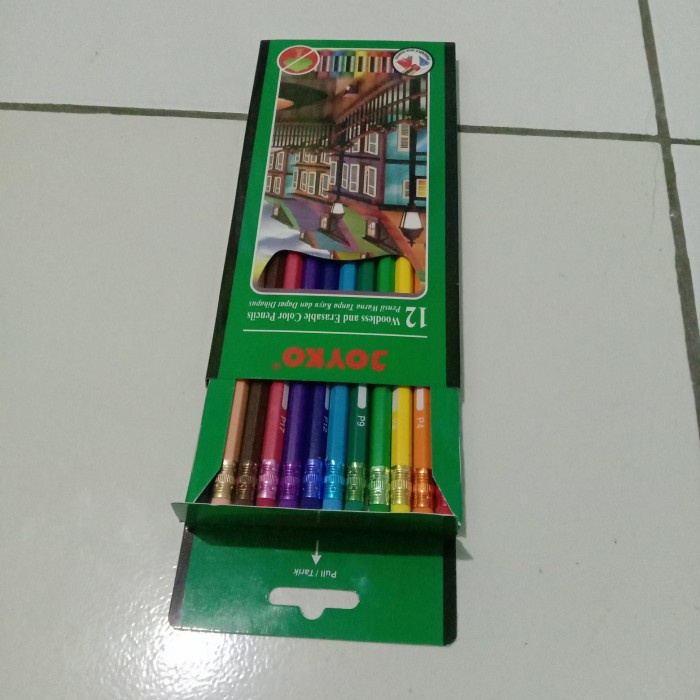 

Limited Crayon Panjang Joyko 12 Warna Ada Penghapusnya Limited