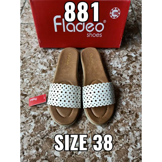 Sandal cewek fladeo ori// stock matahari//branded