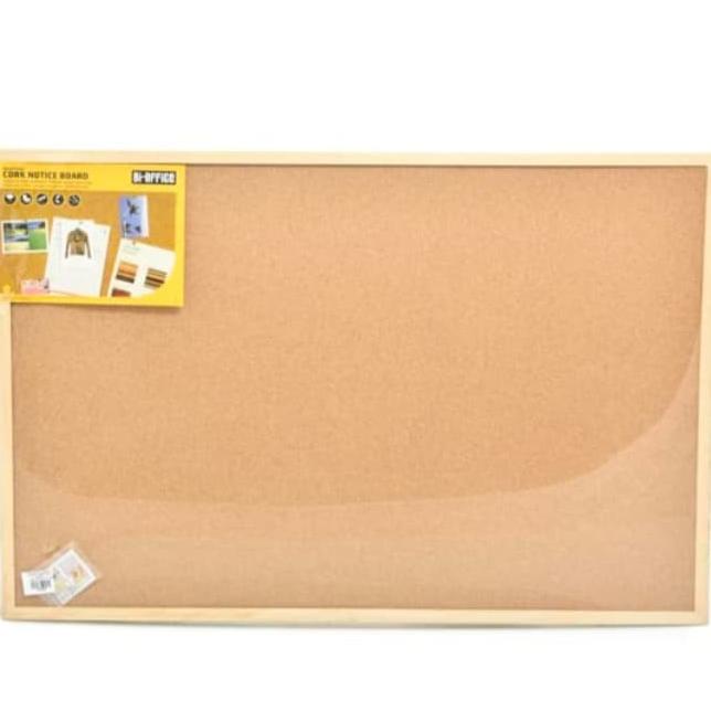 

Kualitas terbaik] Papan Buletin 90x60 cm Cork Board Bi-Silque