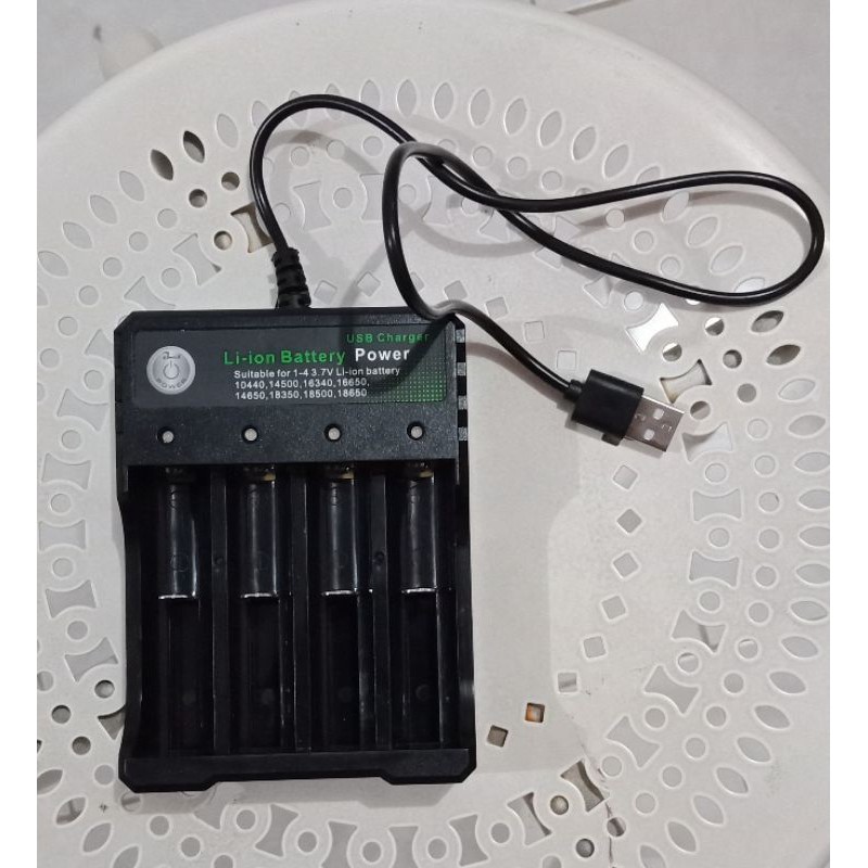 charger batrei 4 slot