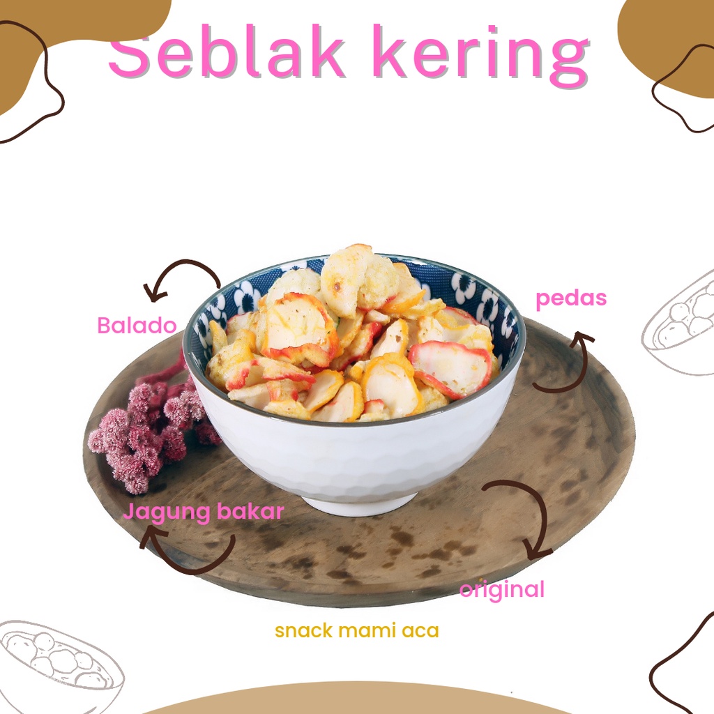 

SEBRING GUNDIK/KERUPUK SEBLAK/KRUPUK SEBLAK KERING PEDAS DAUN JERUK SEBLAK RASA JAGUNGBAKAR 250gram