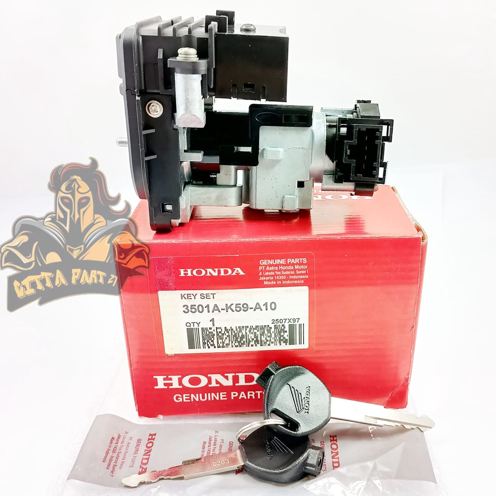 KUNCI KONTAK SET ASLI ORIGINAL HONDA AHM K60 / K59 VARIO 125 150 OLD LED 110 FI SCOOPY ESP STOP
