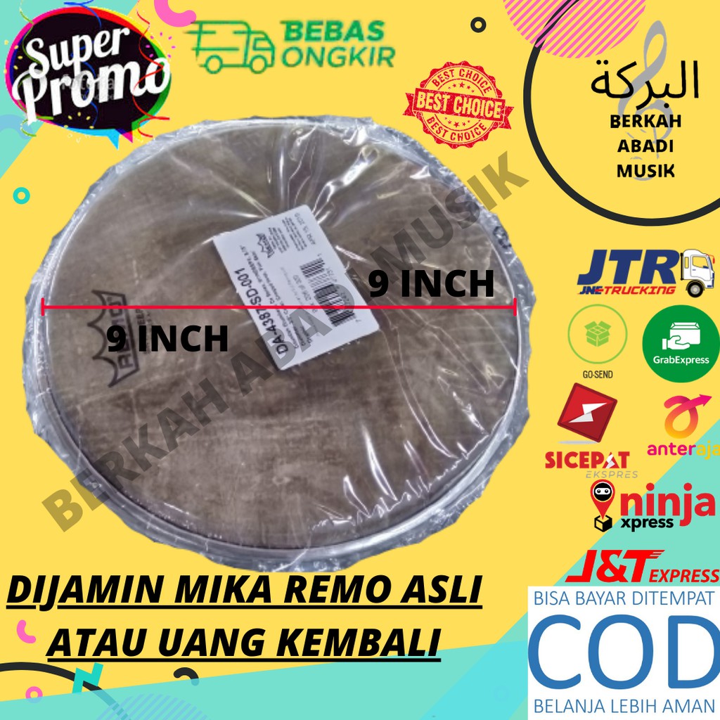 Mika remo 9 inch FISHSKIN Bisa COD Bayar ditempat Mika Darbuka Remo Mika Remo Murah Mika Remo 9 inc