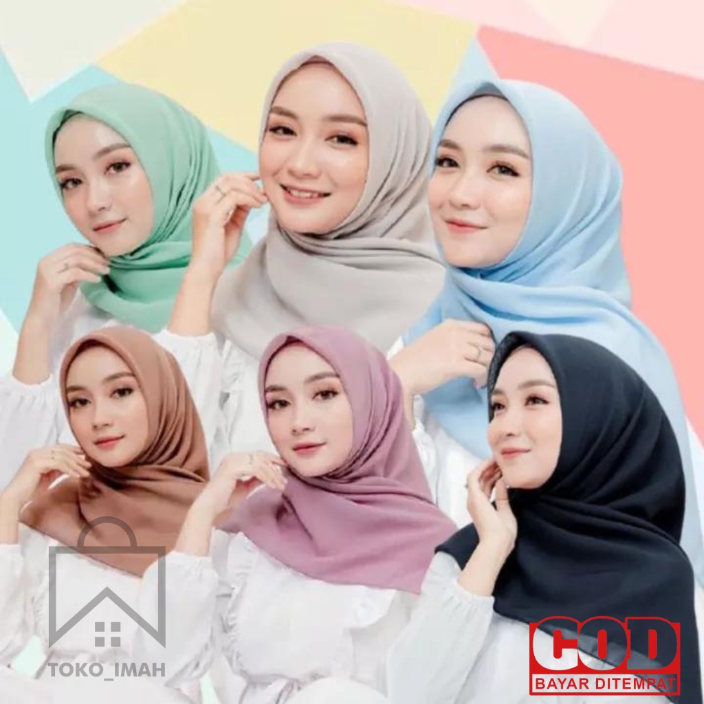 [BISA GROSIR] JILBAB MURAH BELLA SQUARE POLOS/KERUDUNG BELLA SQUARE BAHAN POLLYCOTTON /HIJAB BELLA SQUARE 50 VARIAN WARNA BELLA SQUARE BISA COD