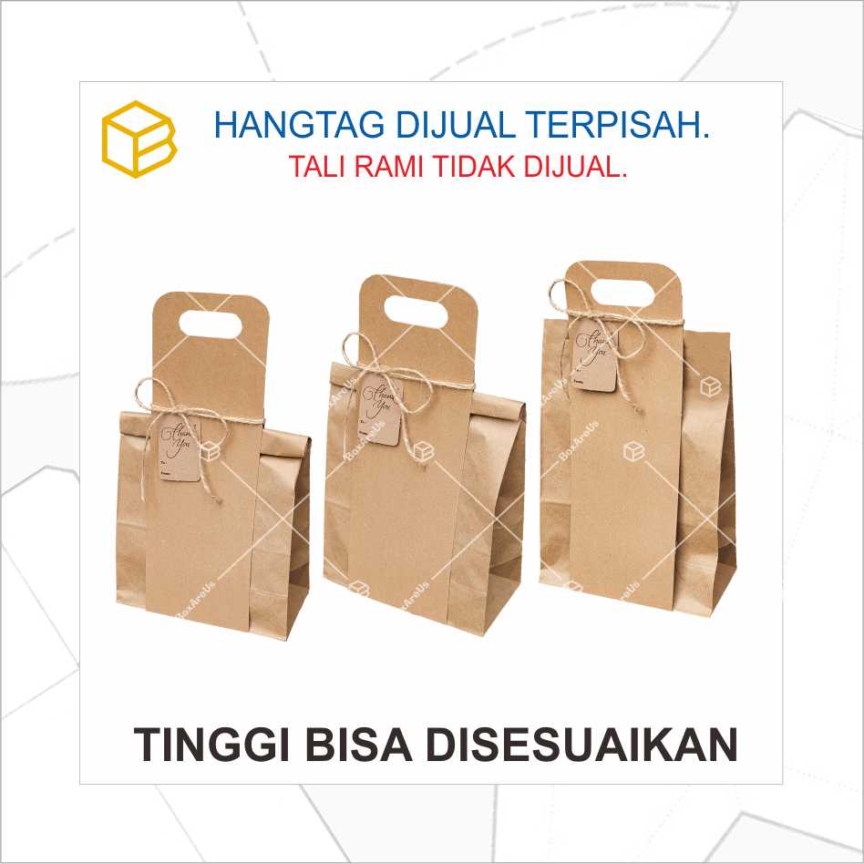 Paper Bag, Kantong Roti, Lunch Paperbag Kraft | PBFH3020