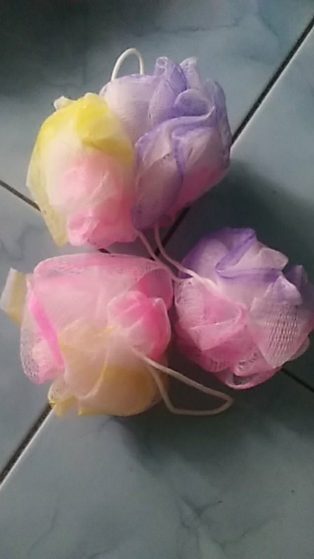 Nagada Spon Mandi / Bath Sponge / Spons Mandi Mekar 15 Gr / Shower Puff - 2w