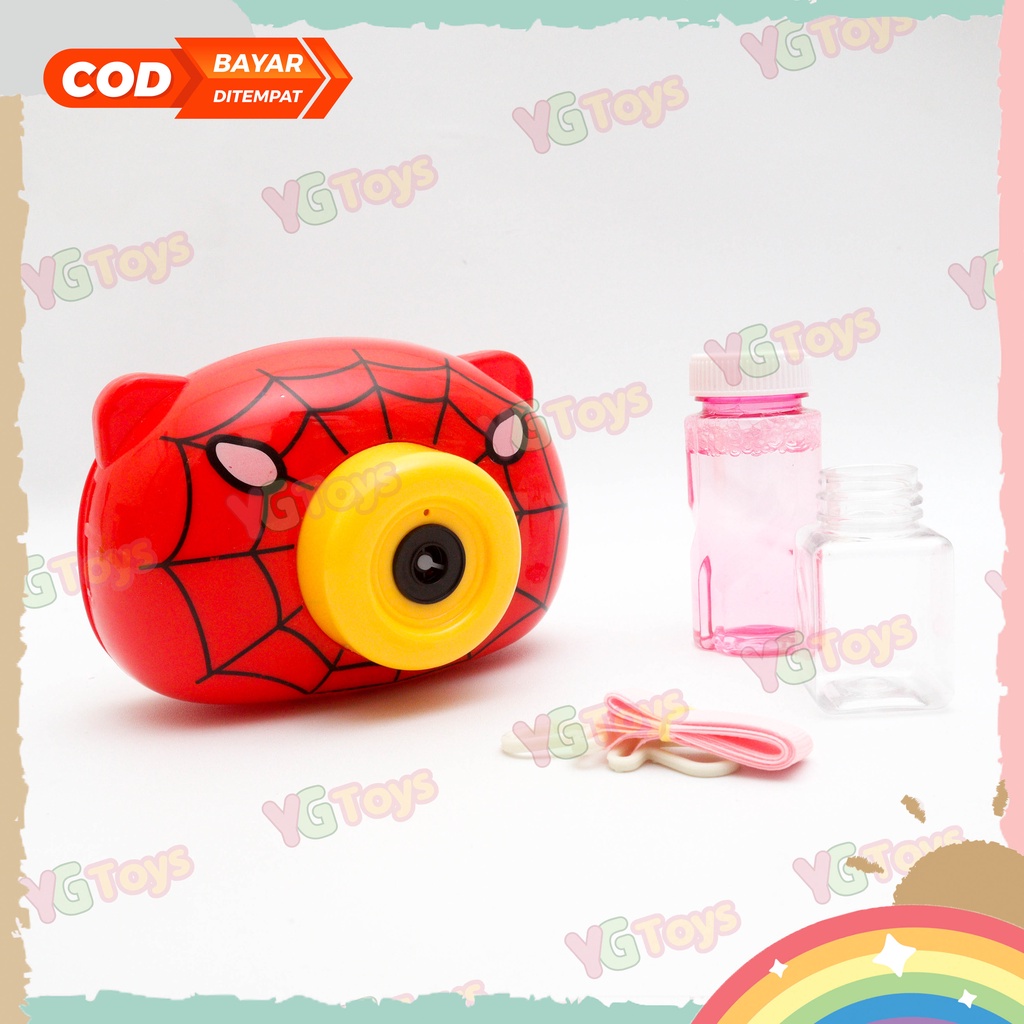 Mainan Anak Bubble Camera Kamera Gelembung Sabun Buble Balon Bubble Gun Edukatif