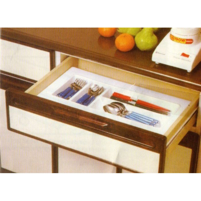 (gojek) rak tempat sendok pisau garpu dapur sekat laci modelline kecil