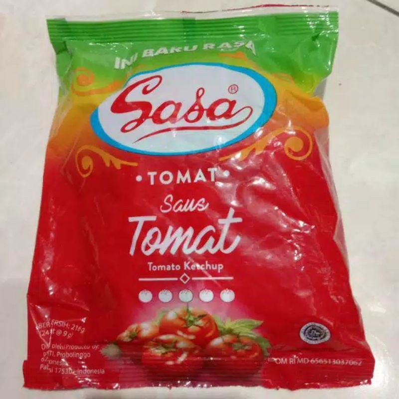 

SASA SAUS TOMAT/ SASA SAMBAL ASLI/ SASA SAMBAL EXTRA PEDAS 1 PAK ISI 24 SACHET