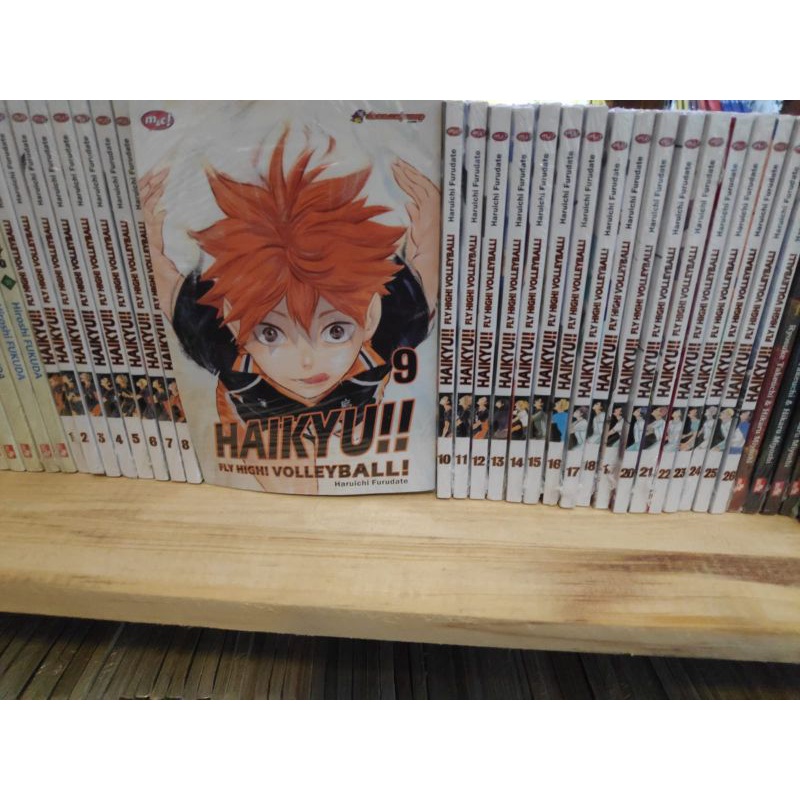 KOMIK HAIKYUU SET VOLUME 1-26 ORIGINAL SEGEL