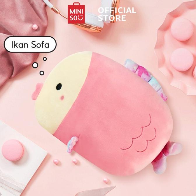 MINISO ID bantal ikan 15 inci Mewah lembut yang indah murid Boneka Star Seller Termurah