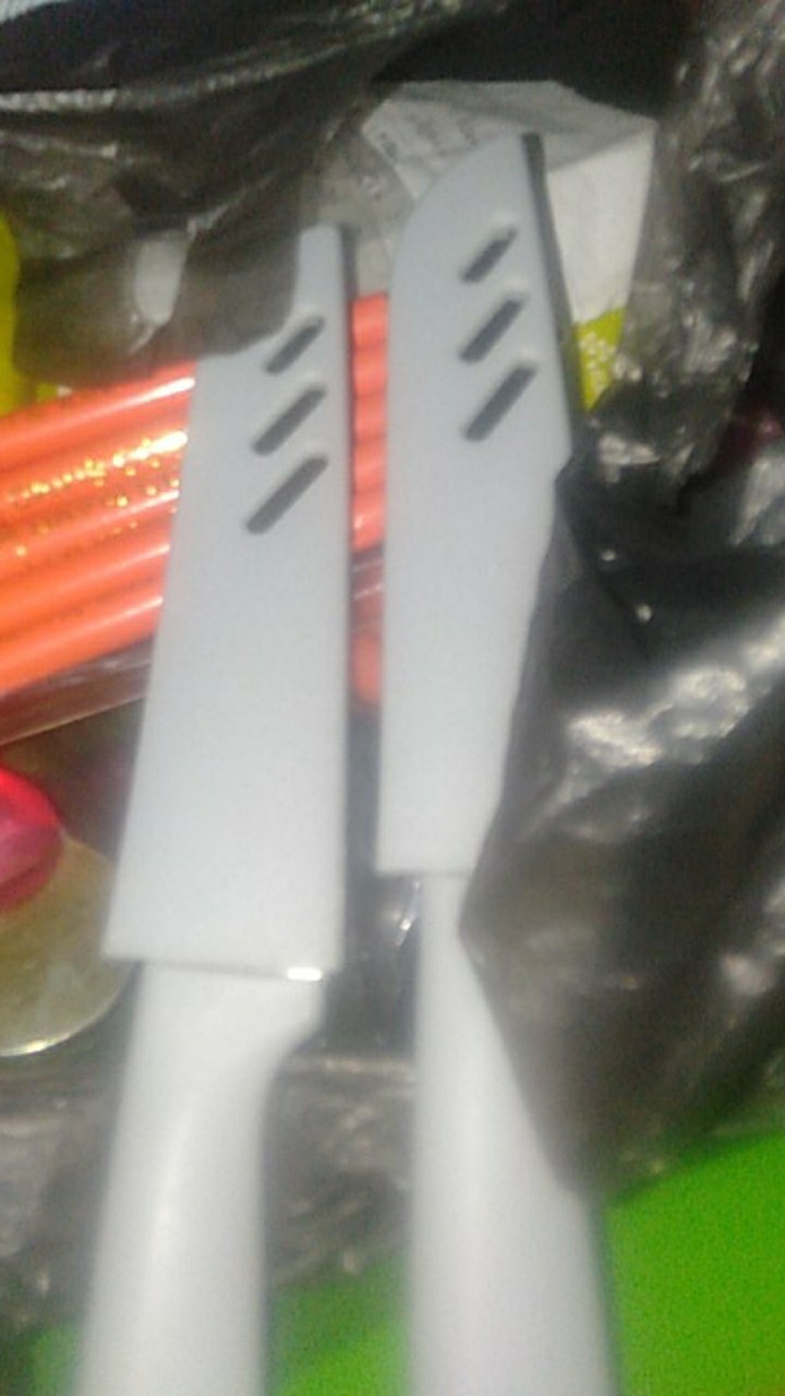 Pisau Dapur Buah Sayur Kecil Gagang Sarung Plastik