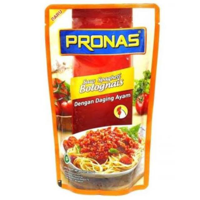 

Pronas Saus Spagethi Bolognais Dengan Daging Ayam 350gr