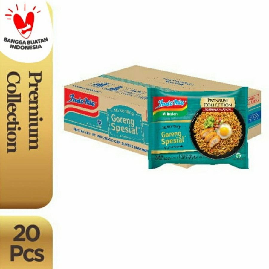 

Indomie Mi Keriting Goreng Spesial Premium Collection 1 dus 20 Pcs