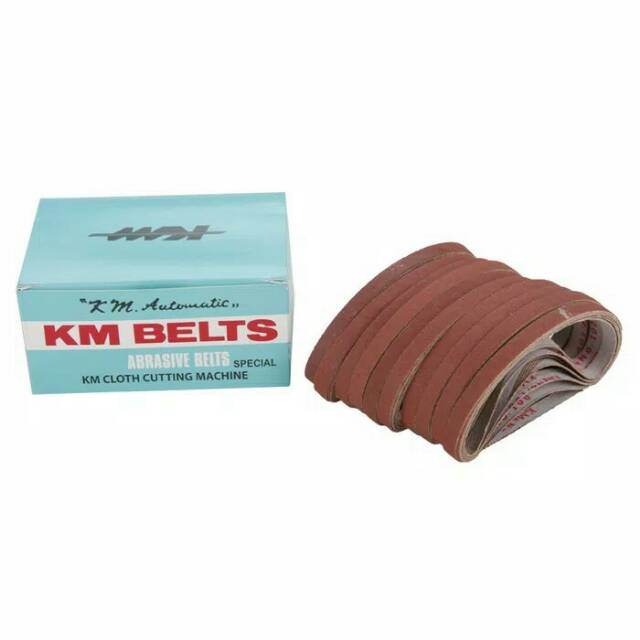 Abrasive Belts - KM Belts - Asahan untuk Mesin Potong Bahan KM 6&quot; - 8&quot; dan 10&quot;