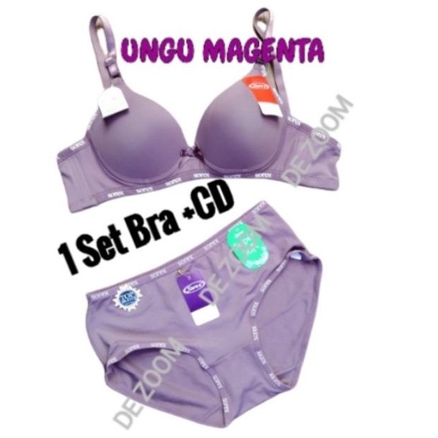 Bh Sorex Bra Set (1set)Cup B dan Cup C Tanpa Kawat Casual Style Bra