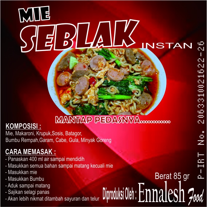 

[KOMPLIT] Mie SEBLAK Instan PEDAS