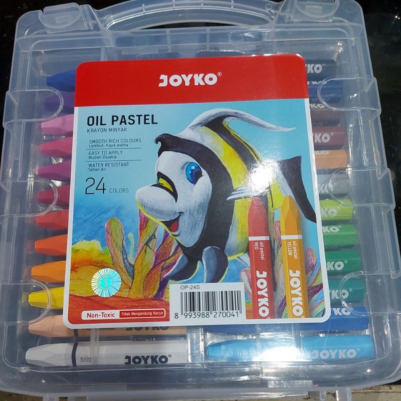 Crayon isi 24 joyko / Squeezy / oil pastel 24 colours