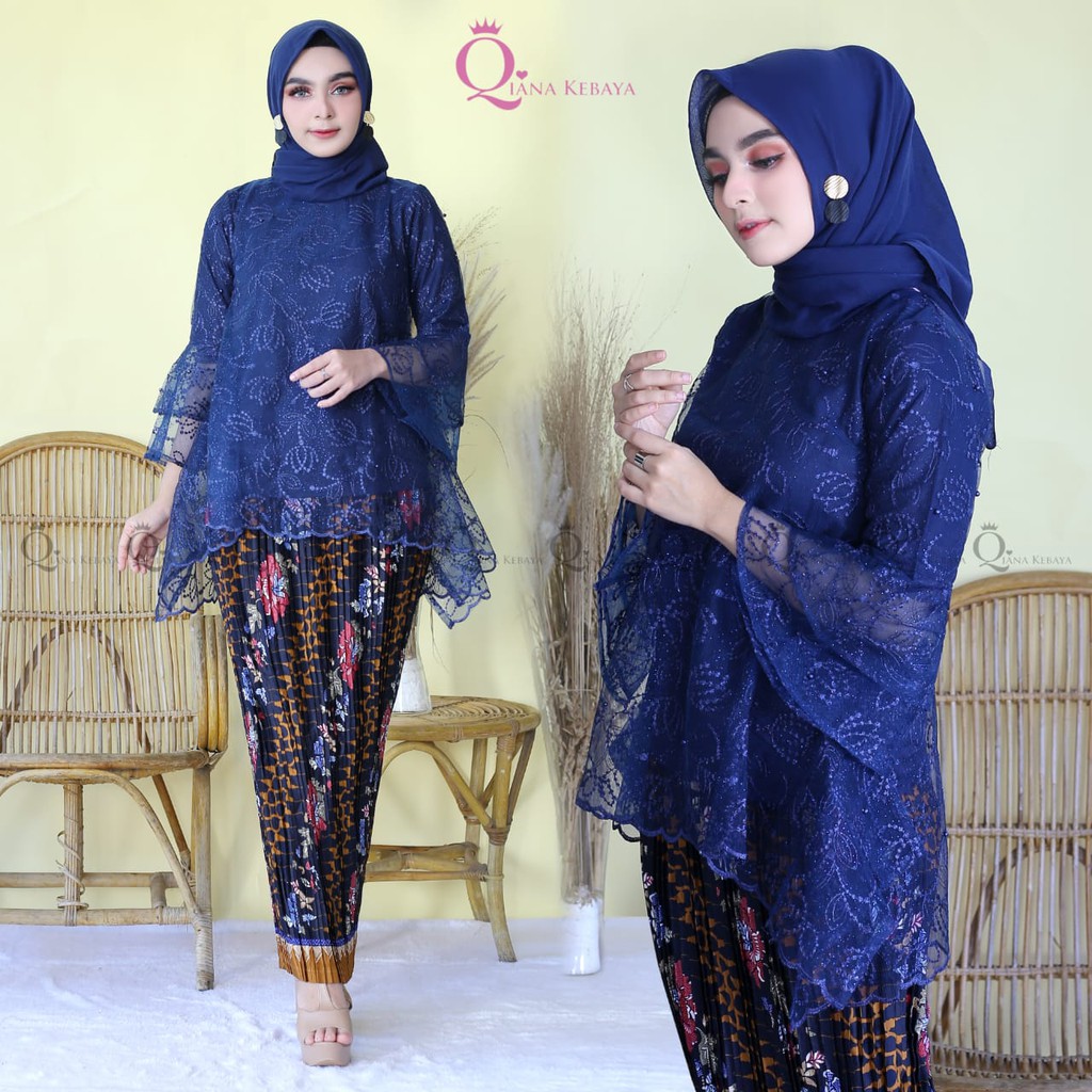 Setelan Kebaya Modern Rinjani Tille Full Furing