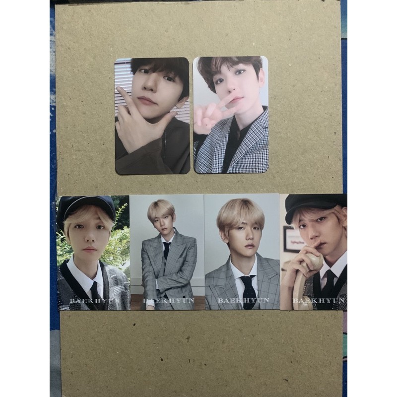 Official Photocard Baekhyun EXO Wellkit + SG