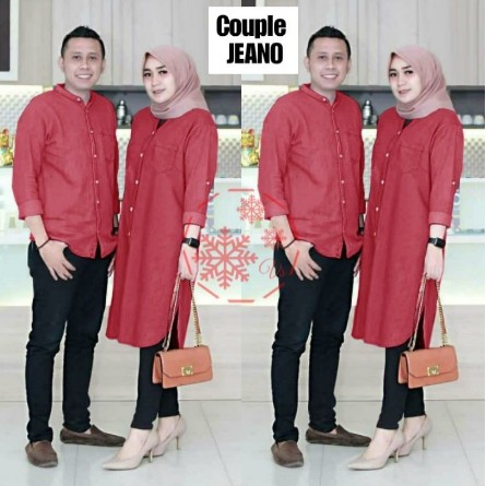 Tunik Baju Couple Pasangan Remaja Dewasa Suami Istri Pesta Kondangan Modern Kekinian Terbaru 2020