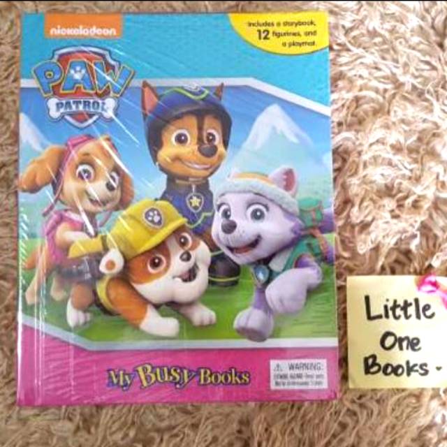 My Busy Book Paw Patrol / busybook / busy book / storybook / story book / action figure