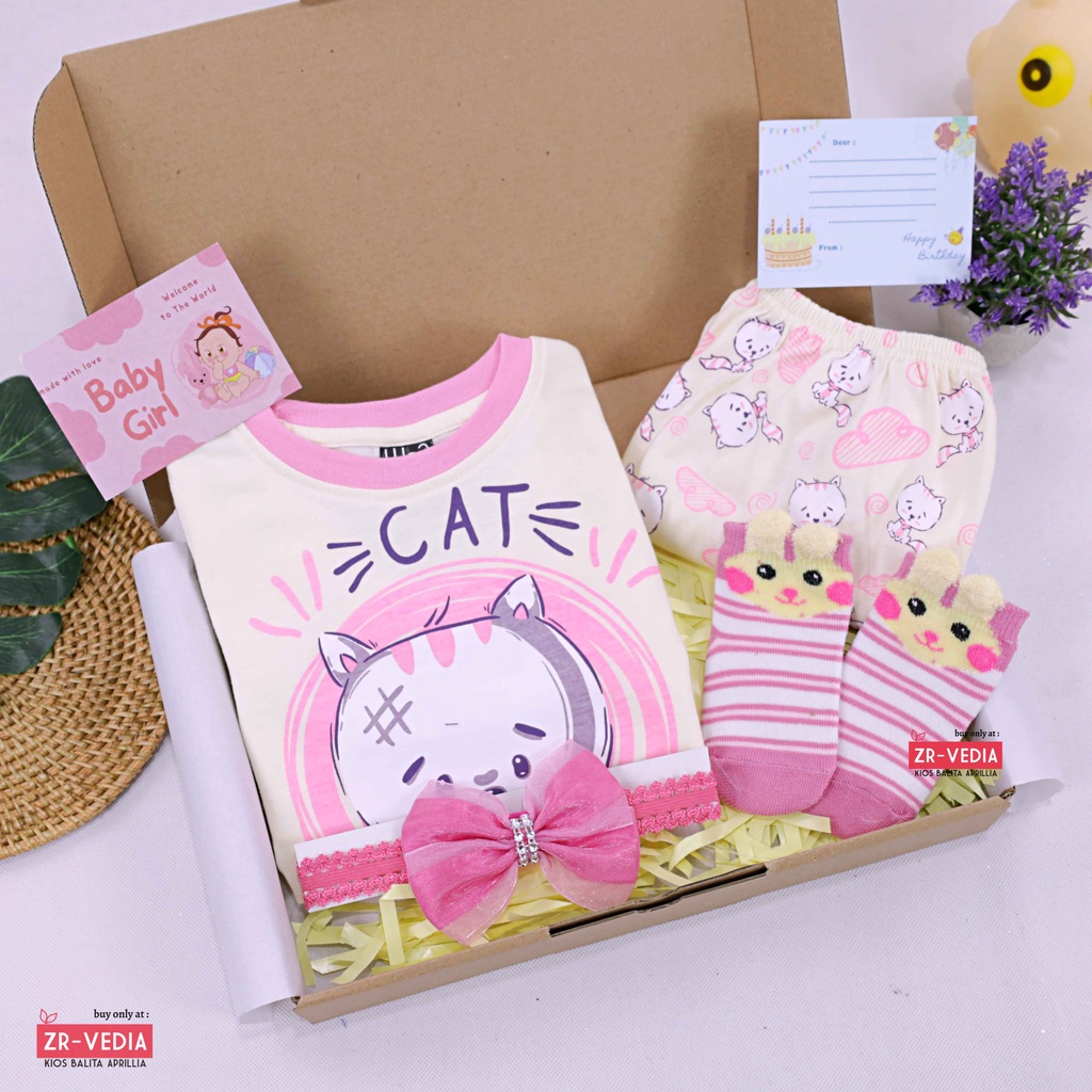 [SLEEPY SOFTIE] Hampers Piyama Baby Girl 0-12 Month / Kado Lahiran Bayi Perempuan Bulan New Born Gift Setelan Hadiah