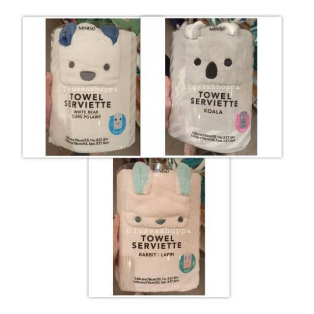 Handuk / Towel Miniso - Towel Miniso