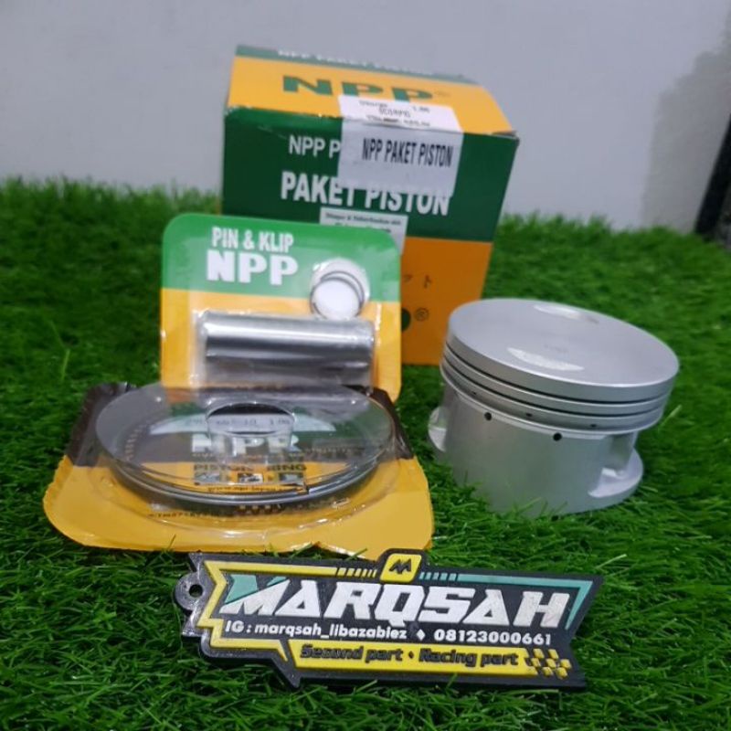 Piston Kit Scorpio NPP Piston NPP scorpio Set ring piston dan pen seher marqsah racing-Piston NPP Scorpio