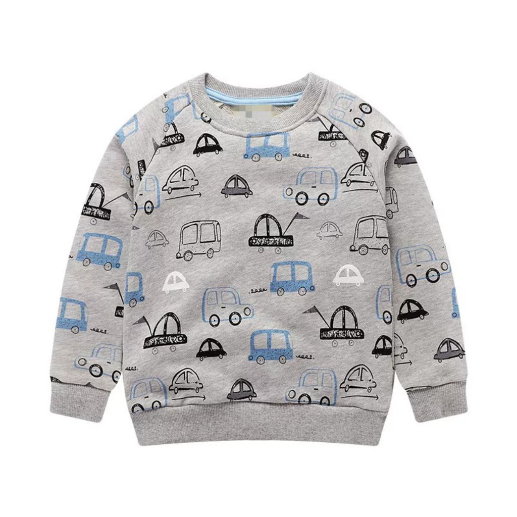 Amspro Baju anak laki-laki sweater anak laki-laki kaos anak laki-laki 3-6thn Cars