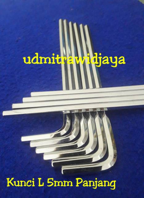 Kunci L Panjang / Hex key Long 5mm HAFU GERMANY