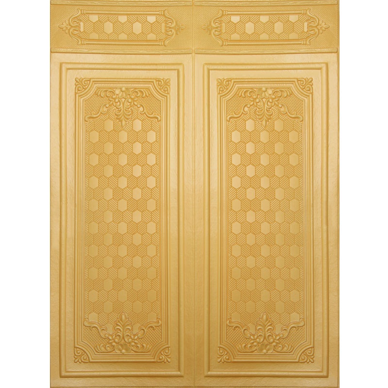 [COD] Wallpaper 3D Wallpaper Dinding 3D Wallpaper Foam High Quality Best Seller 70X90CM Premium-GOLD-B 70*90CM